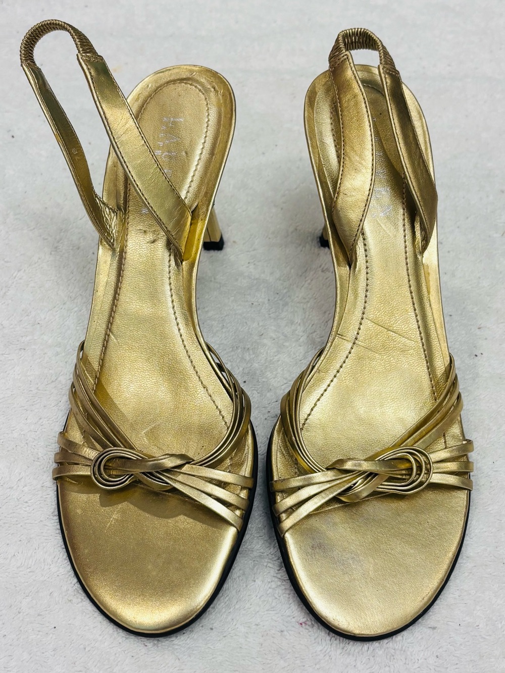 Almost Brand New Heels By Ralph Lauren - Size 7B - heel 3.5 inches- box 16